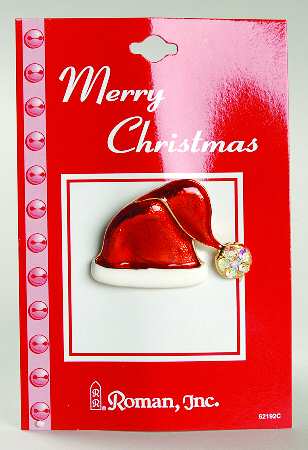 Roman Christmas Jewelry Santa Hat-Jeweled - No Box
