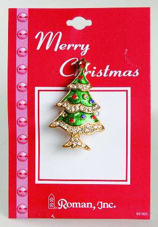 Roman Christmas Jewelry Tree With Star - No Box 60