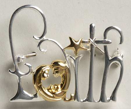Roman Christmas Jewelry Faith - No Box