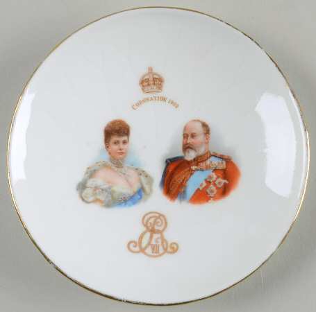 Royal Doulton Royalty Giftware Edward Vii & Alexandra Coronation Dish - No Box