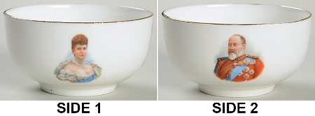 Royal Doulton Royalty Giftware Edward Vii & Alexandra Sugar - No Box