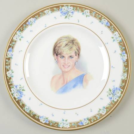 Royal Doulton Royalty Giftware Princess Diana-Memorial Plate - No Box