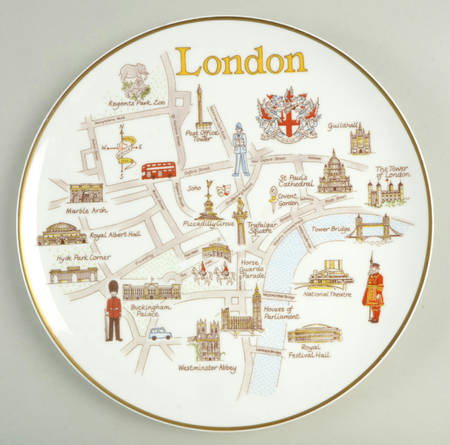 Royal Chelsea Plates London Today - No Box