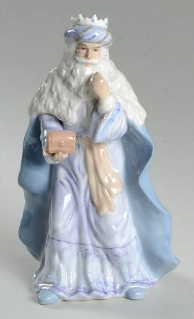 Holiday Nativity King Standing With Box - No Box
