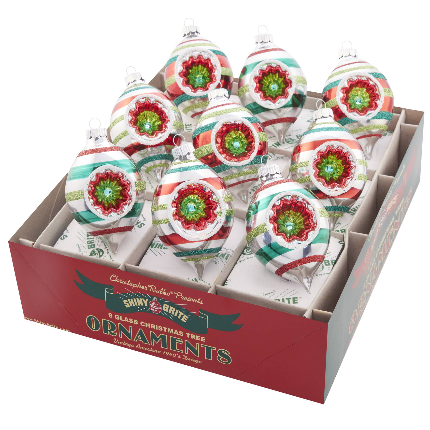 Shiny Brite Ornaments Holiday Splendor Tulips - Boxed
