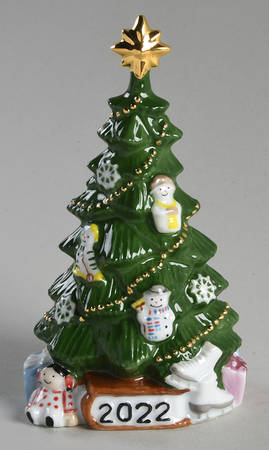 Annual Christmas Tree 2022-Tree With Snowmen - No Box