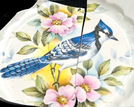 Royal Crownford Plates Blue Jay-Plate - No Box