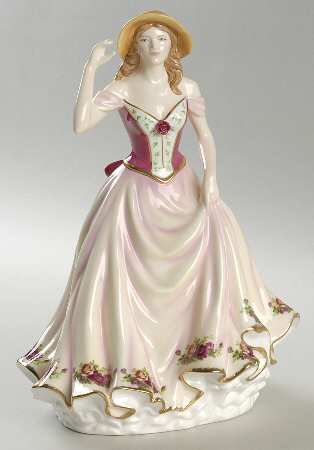 Figurines of the Year Old Country Rose-2009 - No Box