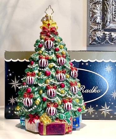 2010 Christopher Radko Ornaments Traditional Tannenbaum - No Box