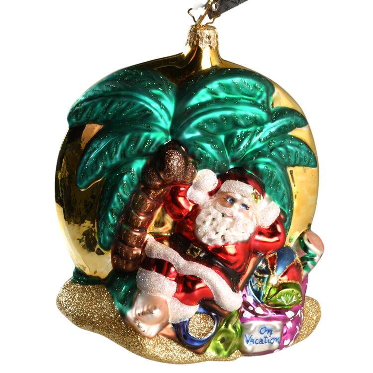 2011 Christopher Radko Ornaments Santa's Day Off - No Box