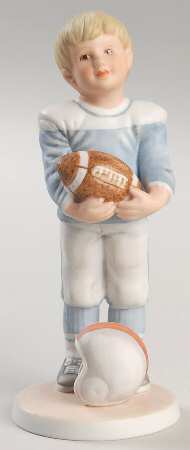 For a Mother's Love Boy With Football And Helmet - No Box