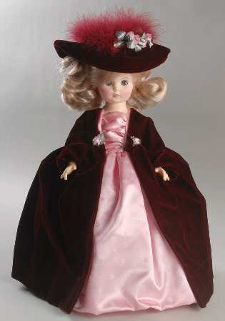 Ladies of Grandeur Ruby Burgundy Velvet Coat - No Box