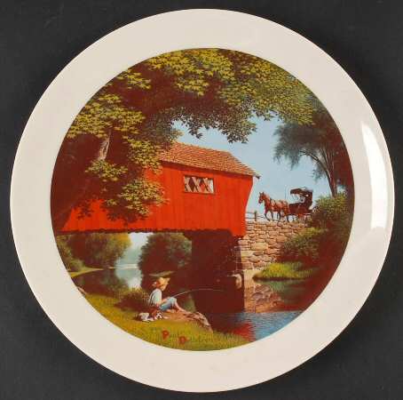 Americana Series Covered Bridge - Boxed