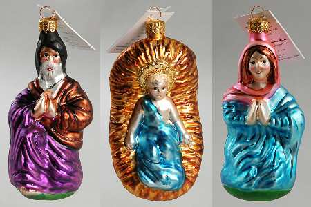 Nativity Series Holy Family-Boxed Set Of 3 - No Box