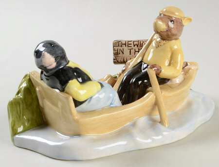 Wind in the Willows On The River-Mole And Ratty - With Box