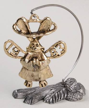 Ornaments Ann Rabbit With Wings - No Box Nb1983 by Ricker Bartlett Casting Studio