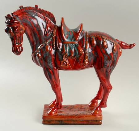 Chinese Zodiac-Burslem Artware Tang Horse - No Box
