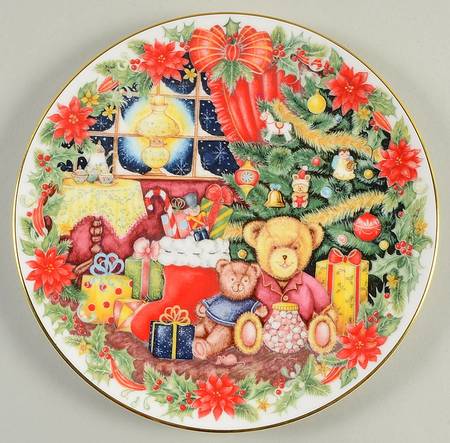 Jane Jones Christmas Plate Together For Christmas - With Box Bx1993