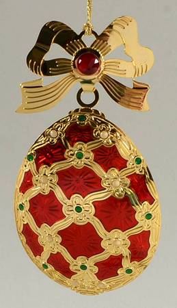 Champleve Ornaments St. Petersburg Egg - Boxed