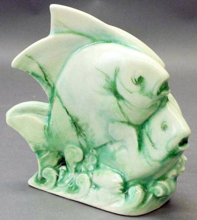 Chinese Jade Pair Of Fish - No Box