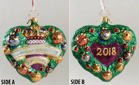 2018 Christmas Radko Ornaments Evergreen Is My Heart - Our First Christ - No Box