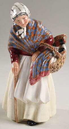Golden Years Grandma-Blue Shawl - No Box