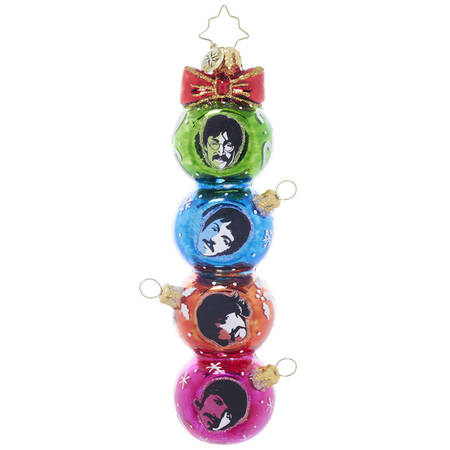 The Beatles A Merry Beatles Ornament Stack - No Box