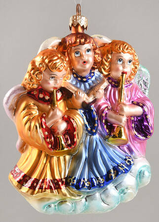 Carols of Christmas Hark! The Herald Angels Sing-Gold/Blue/P - No Box