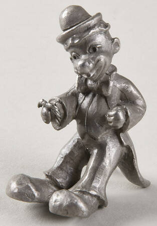 Rawcliffe Pewter Figurine Clown Sitting - No Box