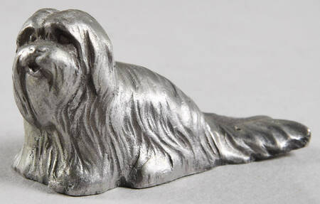 Rawcliffe Pewter Figurine Lhasa  Apso - No Box