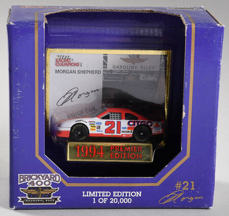 Brickyard 400 Inaugural Race Morgan Shepherd - Boxed