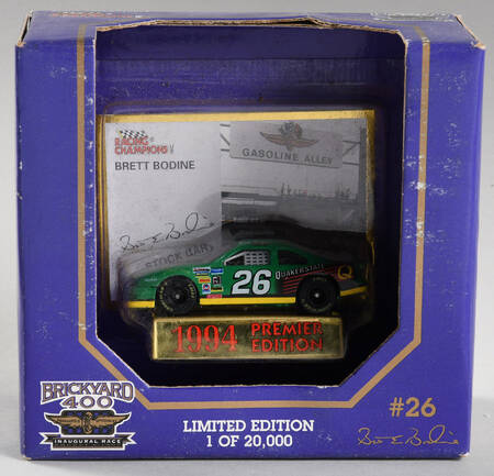 Brickyard 400 Inaugural Race Brett Bodine - With Box