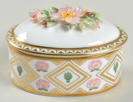 Floral Collection Wild Rose - Extra Large 3d Lid - No Box
