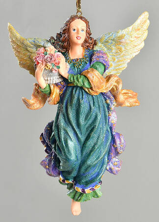 Angel Ornaments-Cold Cast Angel Of Peace-Jacobson's 1st - No Box