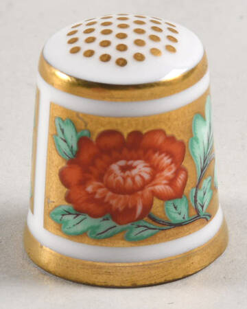 The Historical Thimble Collection Golden Flower - No Box