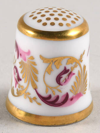 The Historical Thimble Collection Purple Scroll - Boxed