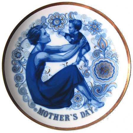 Mother's Day Plate by Santa Clara