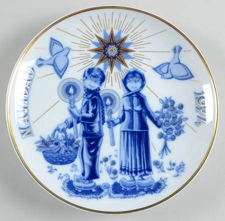 Santa Clara Christmas Plate Spirit Of Christmas - No Box