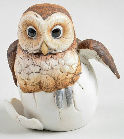 Sadek Bird Figurines Owl Hatching - No Box