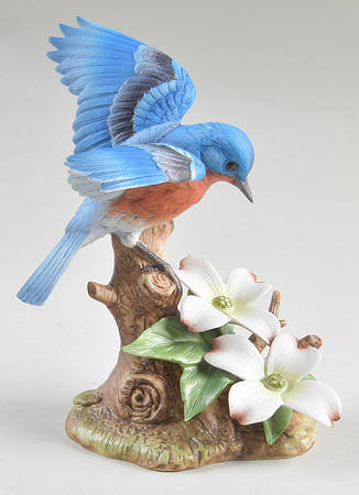 Sadek Bird Figurines Bluebird - With Box Bx342