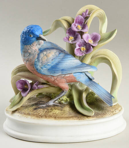 Sadek Bird Figurines Blue Bird - No Box