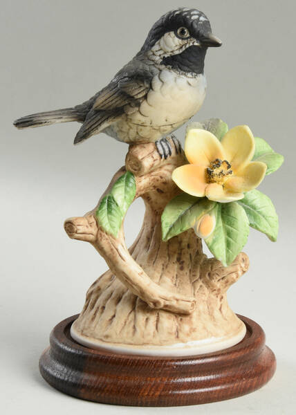 Sadek Bird Figurines Black Cap Chickadee - With Box 258