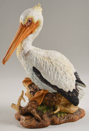 Sadek Bird Figurines White Pelican-White Tail - Boxed
