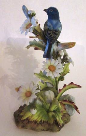 Sadek Bird Figurines Indigo Bunting - No Box