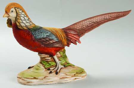 Sadek Bird Figurines Golden Pheasant - Boxed