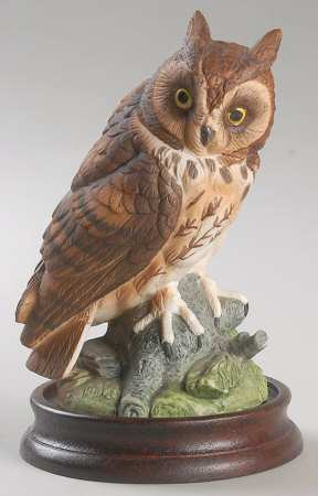 Sadek Bird Figurines Long-Eared Owl - Boxed