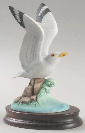 Sadek Bird Figurines Herring Gull - Boxed