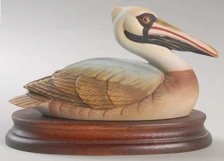 Sadek Bird Figurines Brown Pelican - Boxed