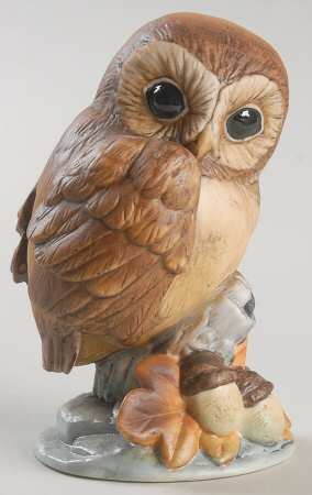 Sadek Bird Figurines Baby Owl - Boxed