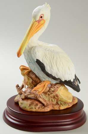 Sadek Bird Figurines White Pelican - Boxed